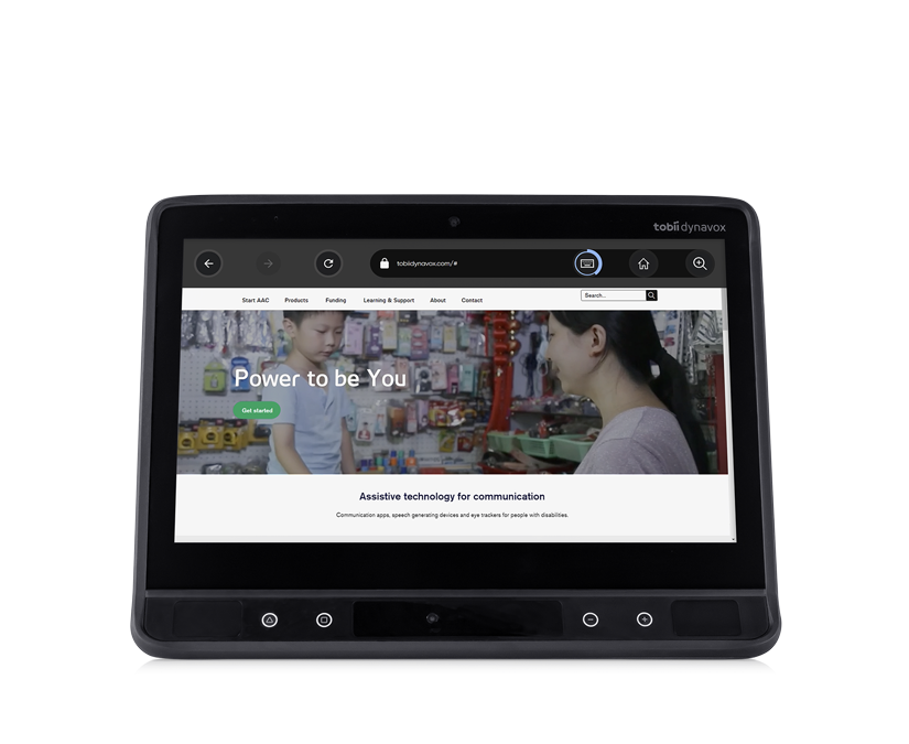 TD Browse de Tobii Dynavox en un dispositivo TD I-Series