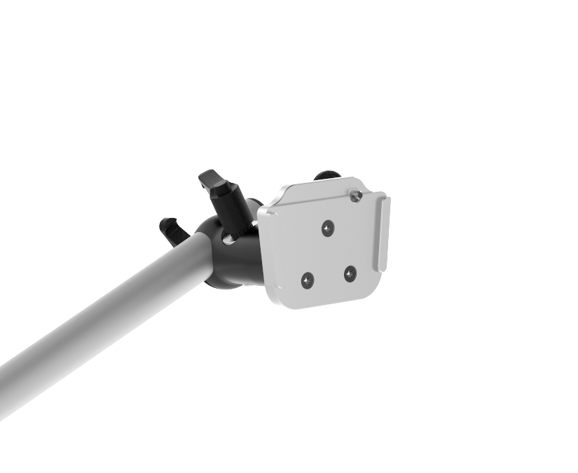 Tobii Dynavox soporte de mesa ClampOnMount de Rehadapt acercamiento