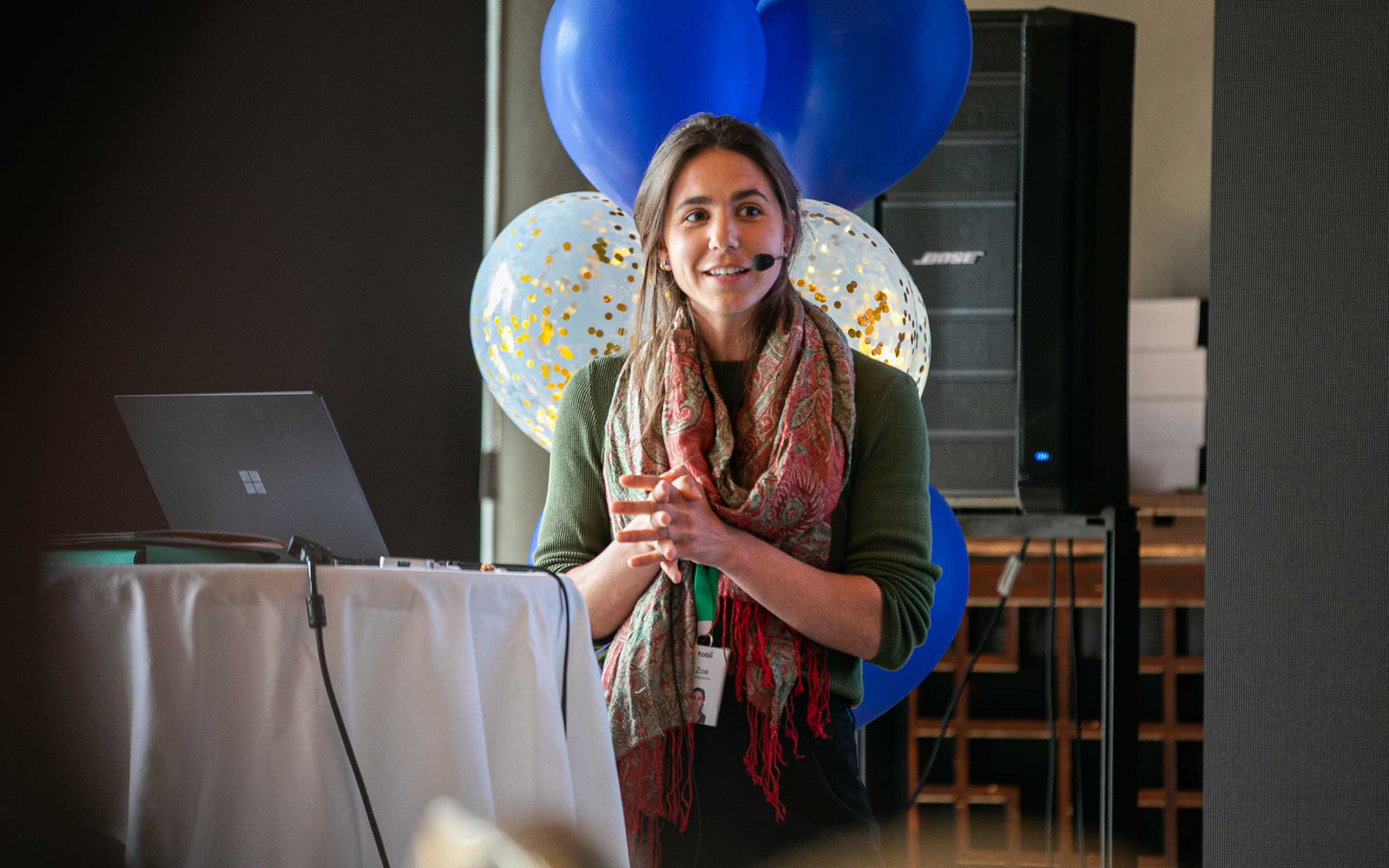 La directora global de producto, Zoe Kalligiannis.