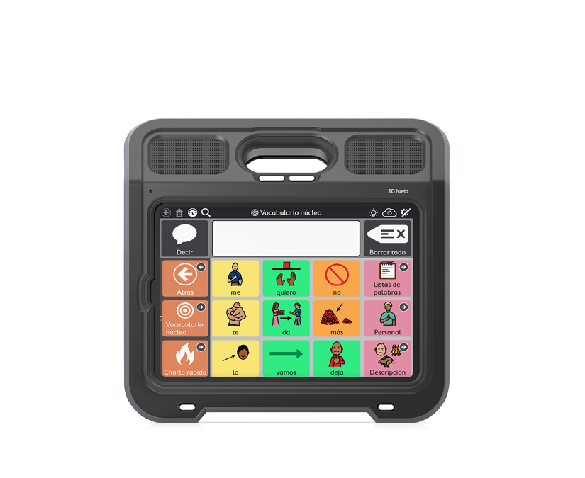 Dispositivo de CAA TD Navio Min de Tobii Dynavox.