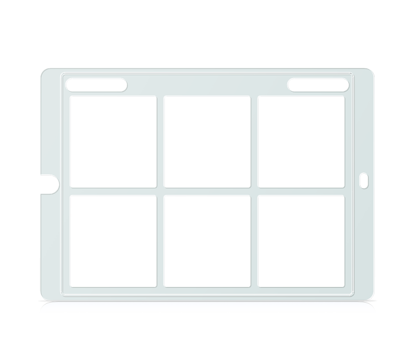 Speech Case Keyguard for TD Snap with 2x3 Vocabulary Grid with Menu