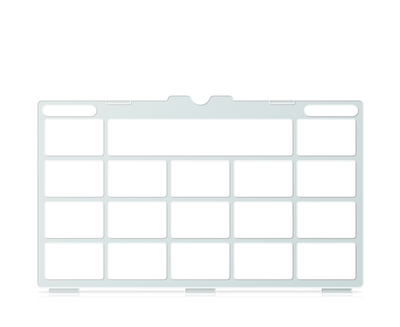 Grilla para Tobii Dynavox I-13 3x4 (Para vocabulario en TD Snap) 4x5 Total