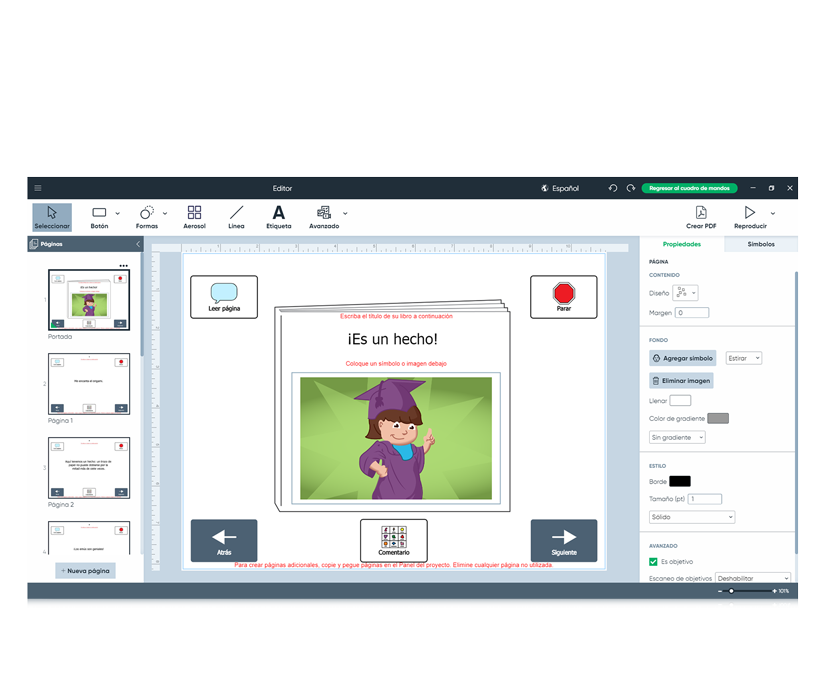 Editor de libros Boardmaker 7