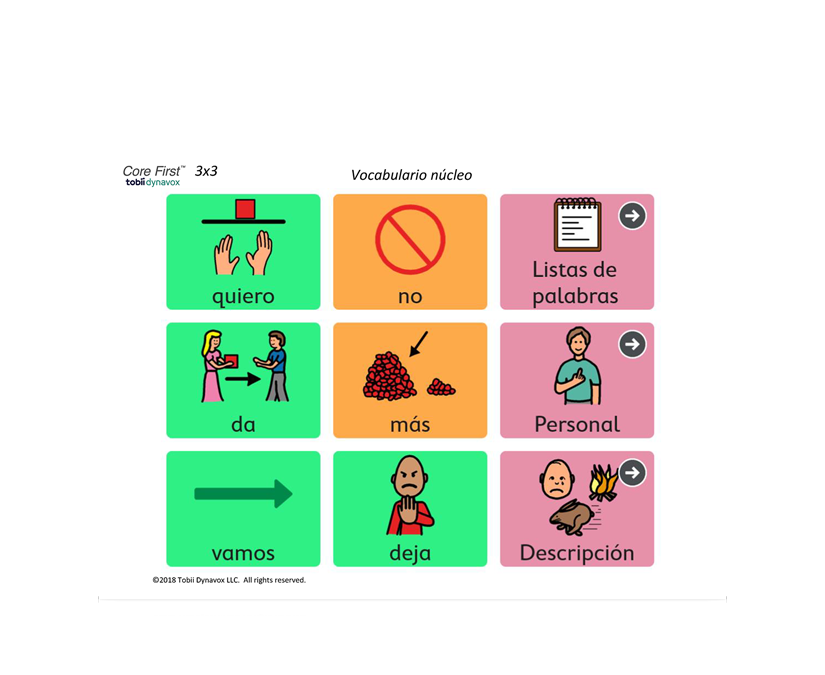 Cuadernos de comunicación Core First, 3x3