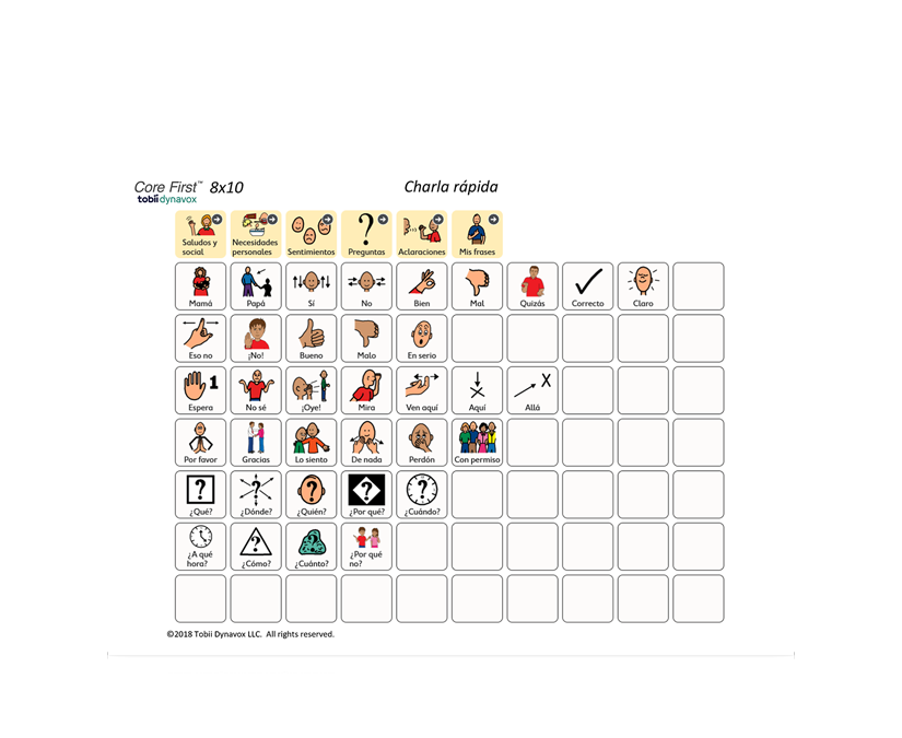 Cuadernos de comunicación Core First, 8x10