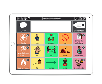 Page set de vocabulario nucleo