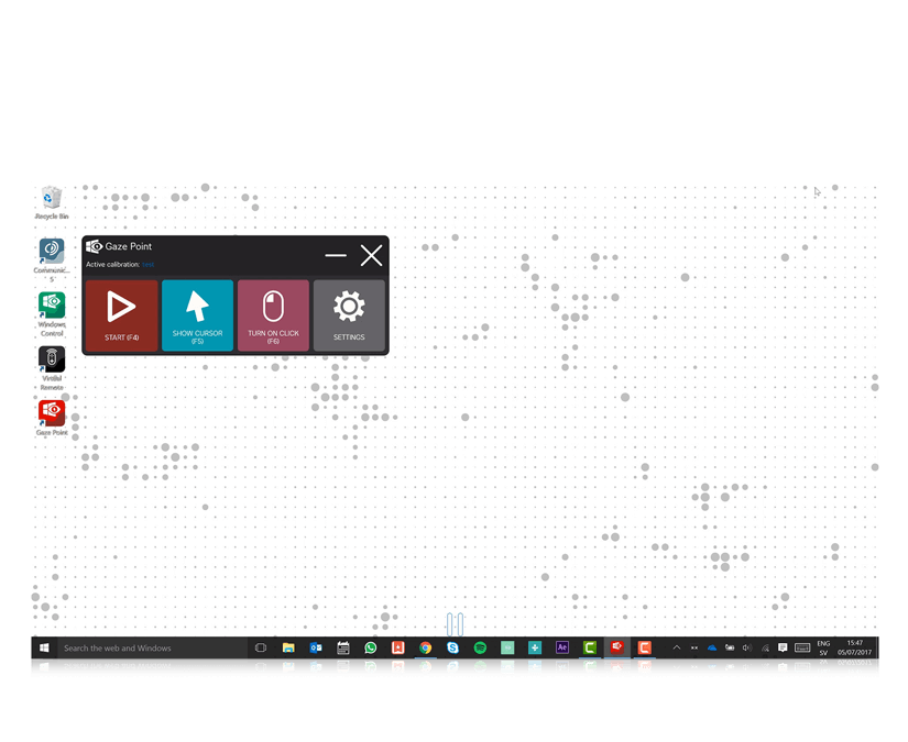 Tobii Dynavox  Gaze Point Active Calibration