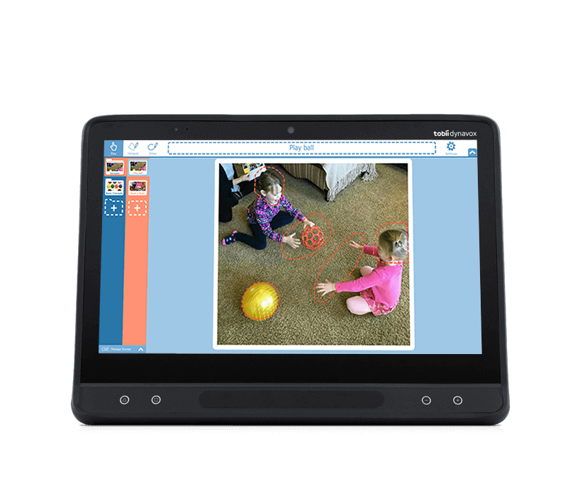 Snap Scene de Tobii Dynavox en un dispositivo I-Series