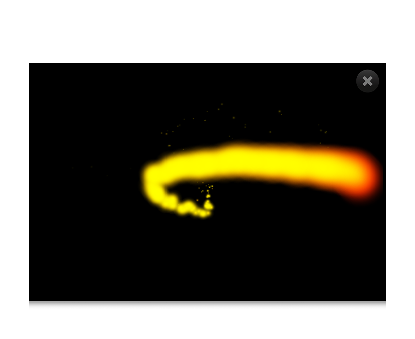 Captura de pantalla de Sensory Eye FX 2 para práctica de seguimiento ocular