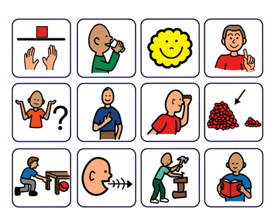 Ejemplos de Pictogramas Clásicos de Tobii Dynavox