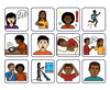 Ejemplos de Pictogramas de Líneas Finas de Tobii Dynavox