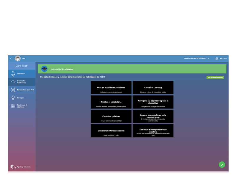 Pathways for Core First - Tobii Dynavox ES