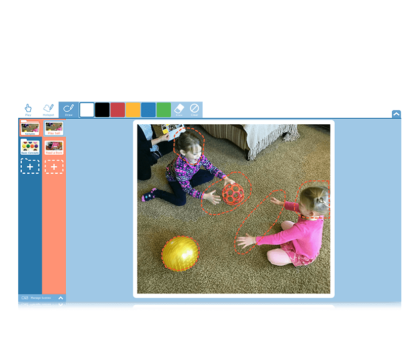 Snap Scene de Tobii Dynavox para jugar