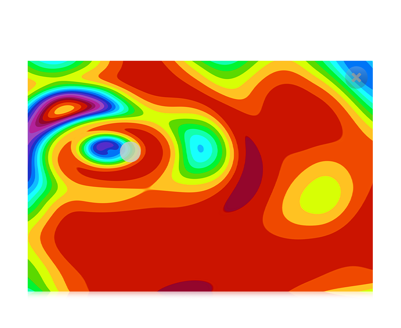 Captura de pantalla de Sensory Eye FX 2 para práctica de seguimiento ocular nivel 3